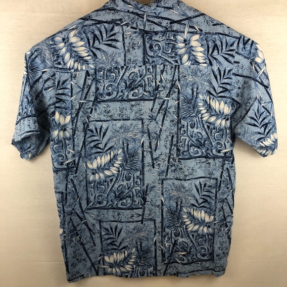 Puritan Hawaiian Button Down Shirt -M - Picture 2 of 7